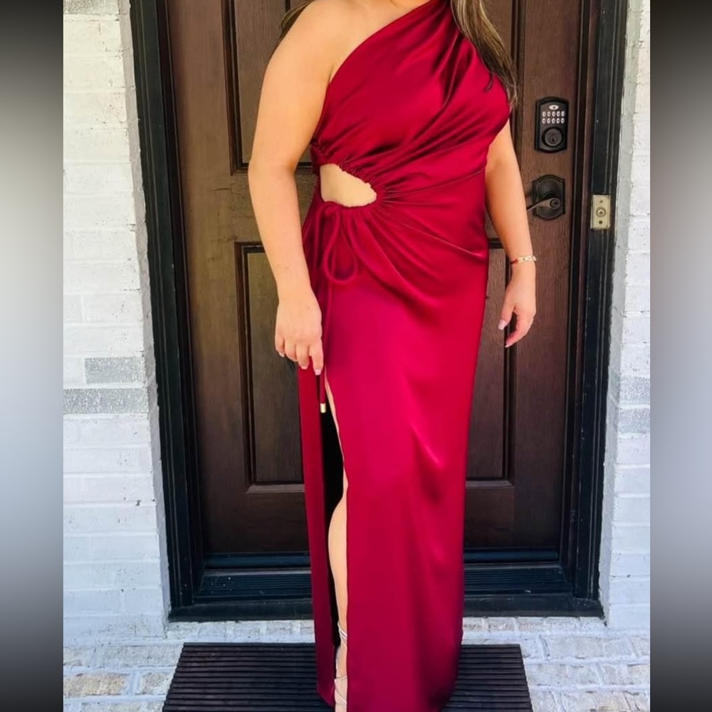 Revolve Burgundy Formal Dress